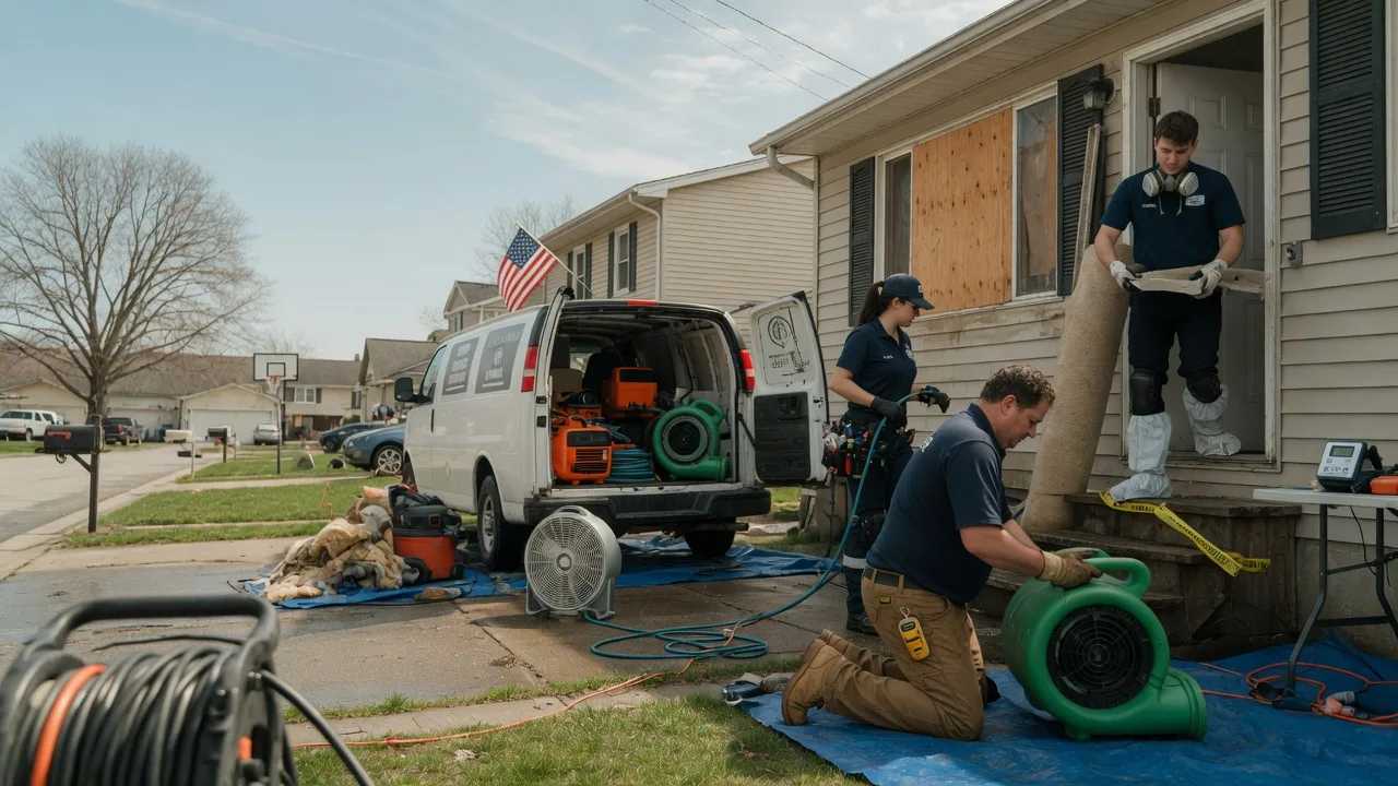 Water Damage Restoration in Claire City, SD near me